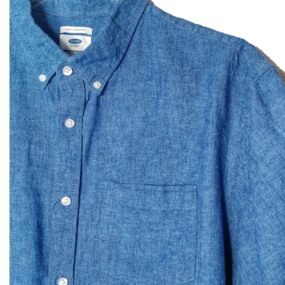 Like New Old Navy XXL Denim Button down